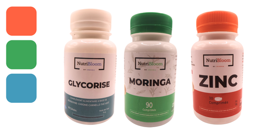 Glycorise + Moringa + Zinc(gratuit)